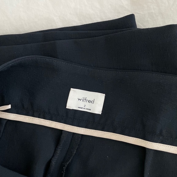 Aritzia WILFRED SABINA PANT IN BLACK - Picture 5 of 5